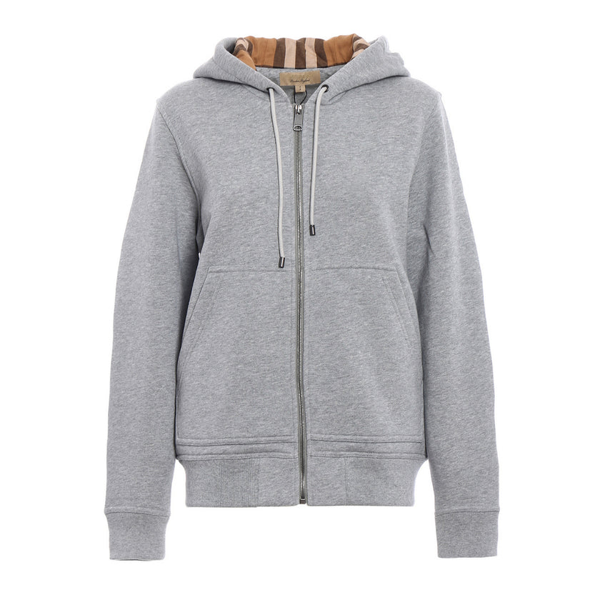 Embroidered EKD Hoodie "pale grey"