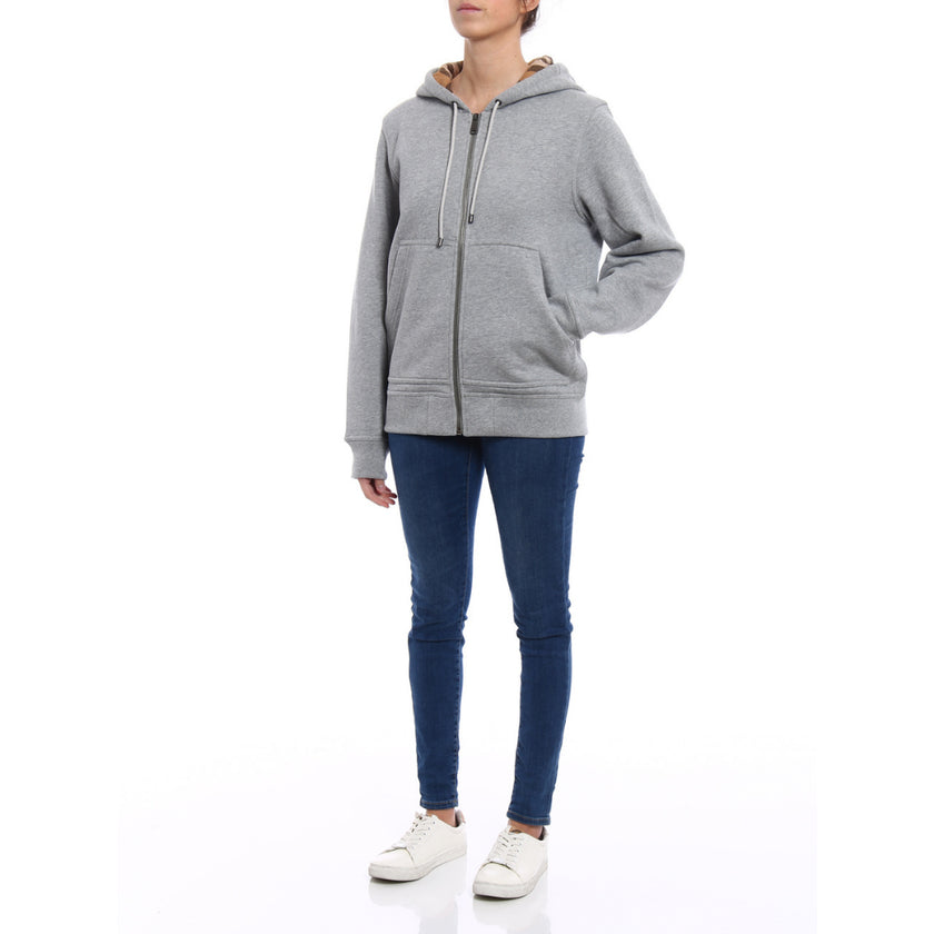 Embroidered EKD Hoodie "pale grey"